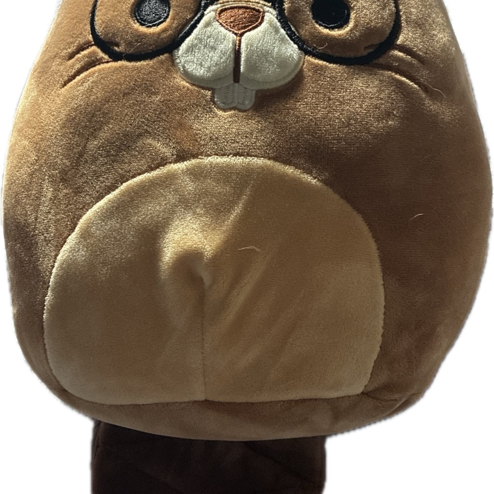 Squishmallow Chip The Beaver With Glasses 8” Plush Stuffed Animal Kellytoy